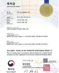 특허 제 110-2780951호